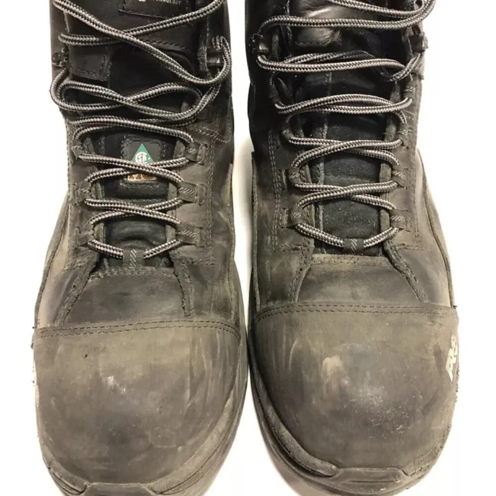 Timberland Pro Men’s Bosshog, 6”, Black Waterproof Work Boots, Size 13M